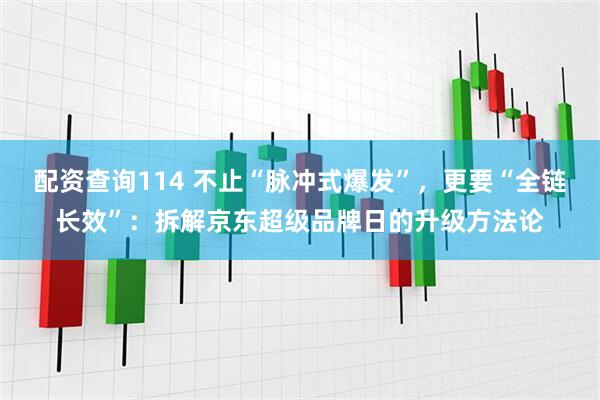 配资查询114 不止“脉冲式爆发”，更要“全链长效”：拆解京东超级品牌日的升级方法论