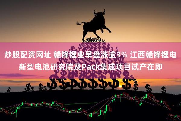 炒股配资网址 赣锋锂业早盘涨逾3% 江西赣锋锂电新型电池研究院及Pack集成项目试产在即